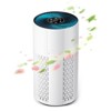 ECOSELF Air Purifiers for Home Covers Up to 1500 Sq Ft,, HEPA Air Purifier with 20dB, Air Purifier for Pets Dust Smoke Pollen Dander Smell white - 2 of 4