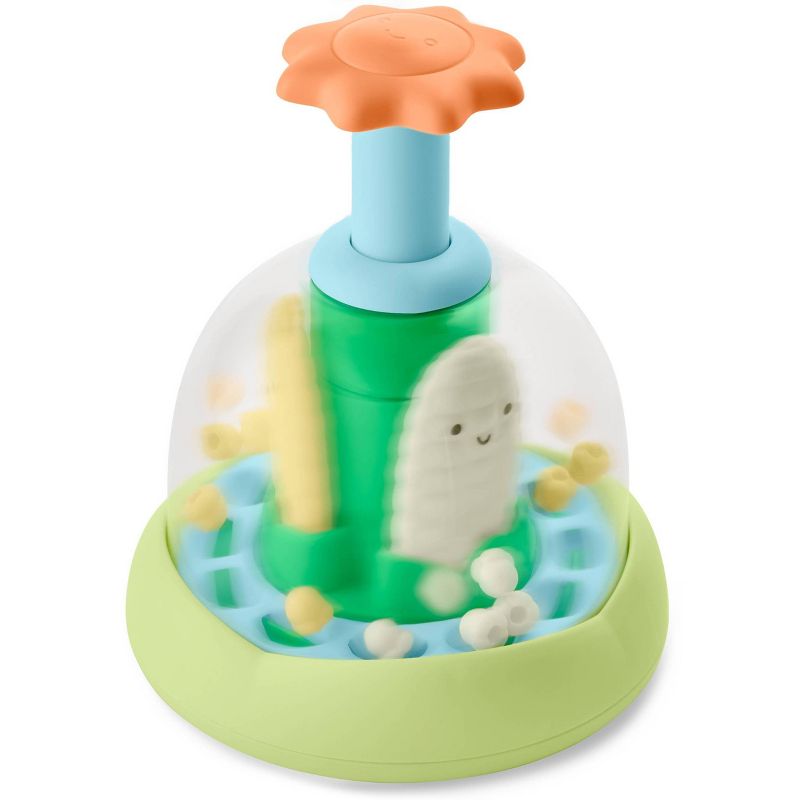 Skip Hop Farmstand Push &#38; Spin Baby Learning Toy, 4 of 11