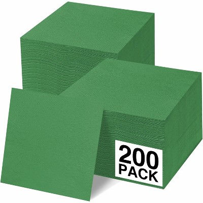SparkSettings Beverage Napkins, 5” x 5” 2 Ply Paper Napkins, Pack of 200