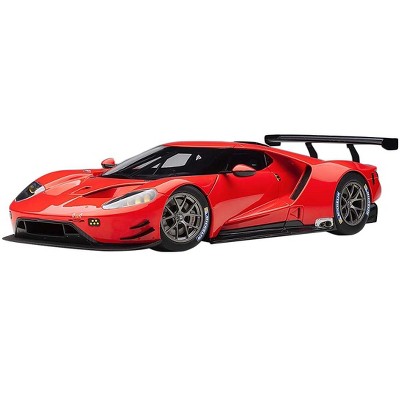 Ford GT Le Mans Plain Color Version Red 1/18 Model Car by Autoart