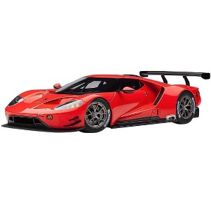 Ford GT Le Mans Plain Color Version Red 1/18 Model Car by Autoart - 1 of 4