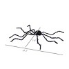 Syemin Decorative Holiday Scene Props Outdoor Halloween Decoration Oversized Spider Halloween Prop Outdoor Halloween Decor, Black, 47.2"*7.9"*3.1" - 3 of 4