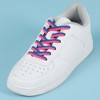 Elerevyo Flat Shoe Laces Color Blocks Athletic Sneakers Shoelaces 2 Pairs - 2 of 4