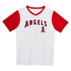 MLB Los Angeles Angels Boys' Pinstripe Pullover Jersey - 2 of 3
