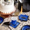 Creative Converting Graduate School Spirit Cobalt Blue Paper Beverage Napkins 108ct - 2 of 4