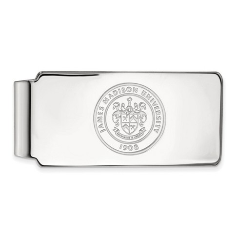 Black Bow Jewelry Sterling Silver James Madison Dukes NCAA Money Clip - image 1 of 3