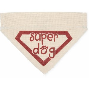 Pavilion Gift Company - Super Dog - 7" x 5" Canvas Slip on Pet Bandana - Pet Apparel Accessories - 1 of 4