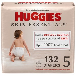 Huggies Skin Essentials Disposable Diapers - Econ+ Pack - Size 5 - 132ct - 1 of 4