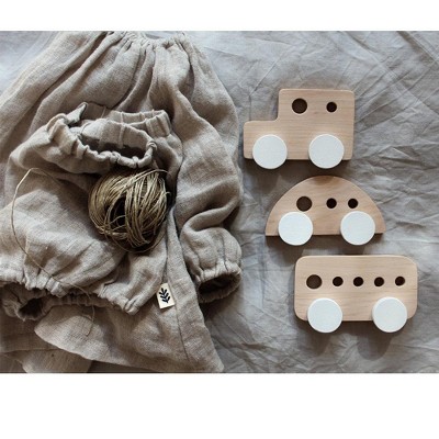 ACEPANO Wooden Cars 3-Pack