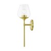 Livex Lighting Willow 1 - Light Vanity in  Satin Brass - 3 of 4