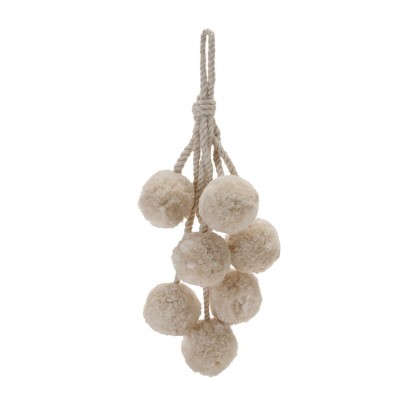 Melrose Pom Pom Cluster Drop (Set of 4)