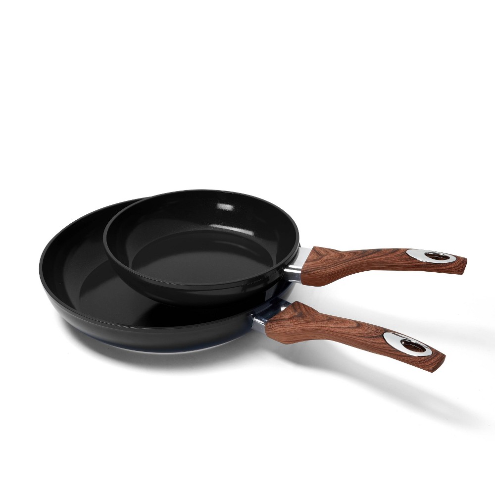 Photos - Pan Phantom Chef 2pk Frypan Combo 8" and 11" Black