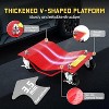 Acekool Car Dolly Set of 4, 8000 lbs Capacity Wheel Dollies for Moving Cars SUVs Trucks ATVs, 3" Steel Casters, Tire Guard, Garage & Shop Equipment - 4 of 4