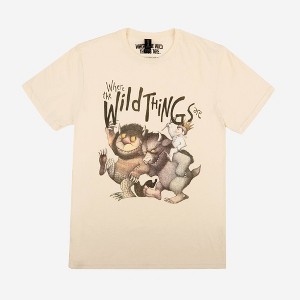 Men's Where The Wild Things Are Short Sleeve Graphic T-Shirt - Black - 1 of 3