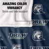 Drew University Logo Pattern Silky Touch Blanket White 50x60 - 4 of 4