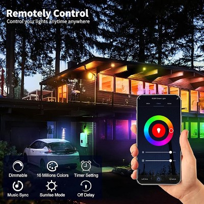 Multi-Color Dimmable LED Smart Bulbs with Voice Control