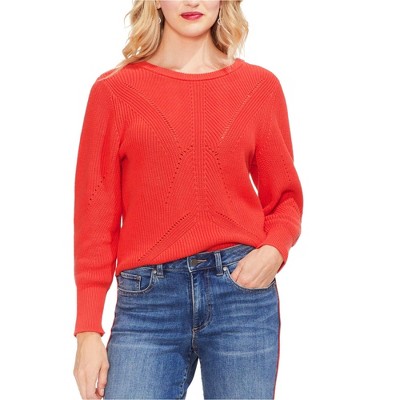 Vince Camuto Womens Laced Back Pullover Sweater