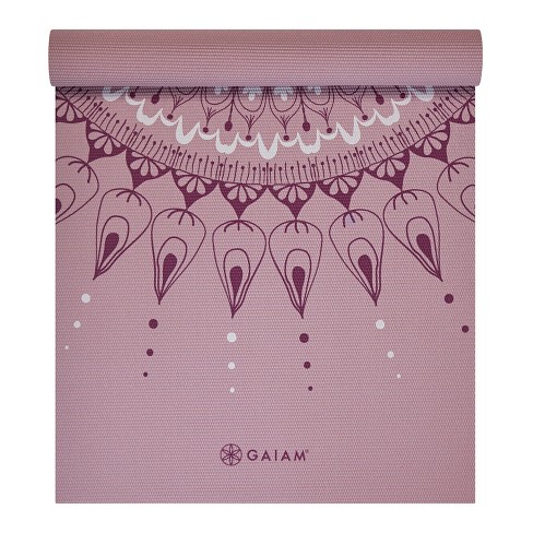 Gaiam Printed Yoga Mat - Dusty Rose (4mm) : Target