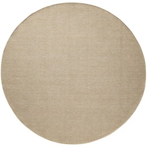 Nourison Tulum Basketweave Solid Indoor/Outdoor Rug - 1 of 4