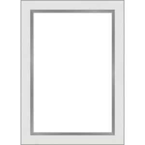 Amanti Art Eva Black Silver Narrow Framed Dry Erase Magnetic Board - 1 of 4