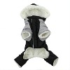 Dog Coat - "Ruffin' It" Snowsuit - Black & Grey - Large (L) - image 2 of 3