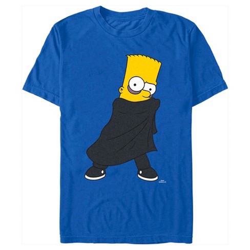 Men's The Simpsons Vampire Bart T-shirt - Royal Blue - Small : Target