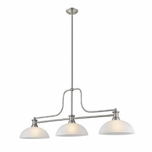 Z-Lite Melange 3 - Light Chandelier in  Brushed Nickel - 1 of 1