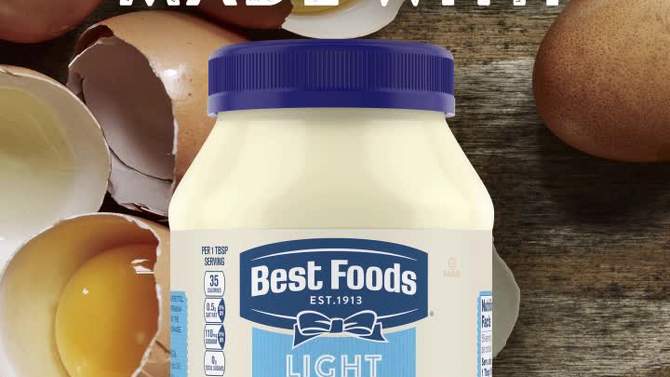 Best Foods Mayonnaise Light - 30oz, 2 of 10, play video