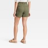 Women's High-Rise Flat-Front Chino Shorts - A New Day™ - 2 of 3