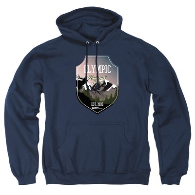 Men's Olympic National Park Illustrated Landscape Pull-Over Hoodie
