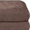 Meridian Furniture,Stellar Chenille Fabric Upholstered Modular Modular Ottoman - 2 of 4