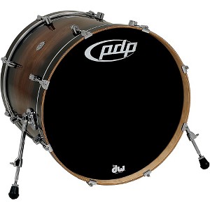 PDP by DW Concept Exotic Series Bass Drum Walnut to Charcoal Burst 22 x 18 in. - 1 of 1