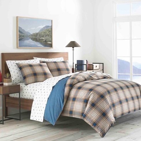 Twin Dark Blue Elliot Plaid Comforter Set Eddie Bauer Target