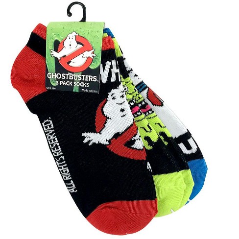 Ripple Junction x Ghostbusters Stay Puft, No Ghost and Slimer Ankle Socks 3-PK - image 1 of 4