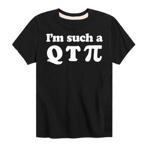 Boys' - Instant Message - I'm Such A Q T Pi Short Sleeve Graphic T-Shirt - 1 of 4