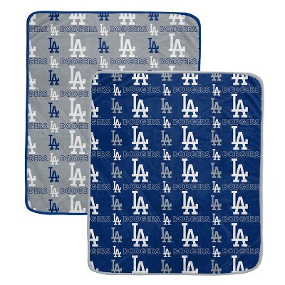 MLB Los Angeles Dodgers Home & Away Ultra Soft Blanket - 2pk