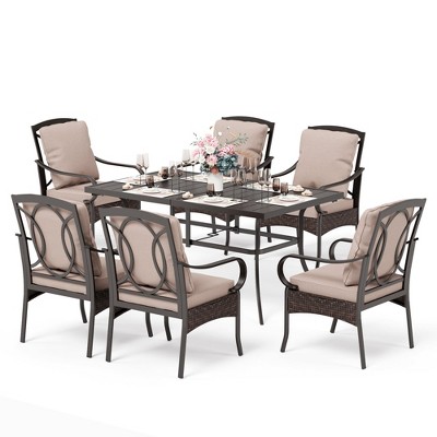 horizontal slatted tabletop