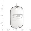 Black Bow Jewelry 14k White Gold Purdue Boilermakers NCAA Large Pendant - 2 of 3
