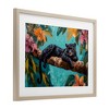 Stupell Industries Lazy Day Black Leopard Framed Print Under Glass Art - 2 of 4