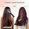 SKIMI Hair Dryer Brush, Blow Dryer Brush in One, Negative Ion Hot Air Dryer, Display Screen, Ceramic Barrel, Hot Air Straightener Brush for Smooth - 3 of 4
