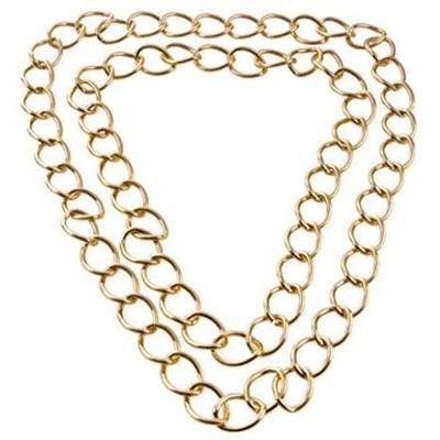 Juvale Gold Chain Costume, 2 Pack Aluminum Big Chunky Hip Hop Chain  Necklace for Rapper, 80s 90s Punk Style Thick Necklace Costume Jewelry