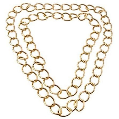 Chains Giant Gold Neck Chain Imitation Hip Hop Necklace Rapper Exaggerated  Fancy Dress Personalized Performance Prop R7RF