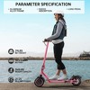 Topteng Folding Electric Scooter for Adult with Deck Light - 220lb Capacity, 21.8 Mile Range, 8.5" Wheels - 2 of 4