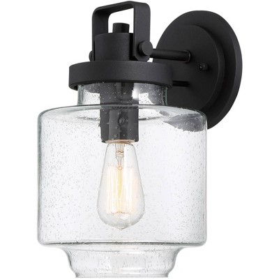 Minka Lavery Minka Rosecrans 8" Wide 1-Light Sand Coal Outdoor Wall Light