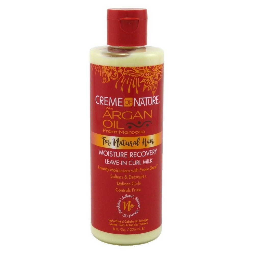 Photos - Hair Product Creme of Nature Moisture Recovery Leave-in Curl Milk - 8 fl oz