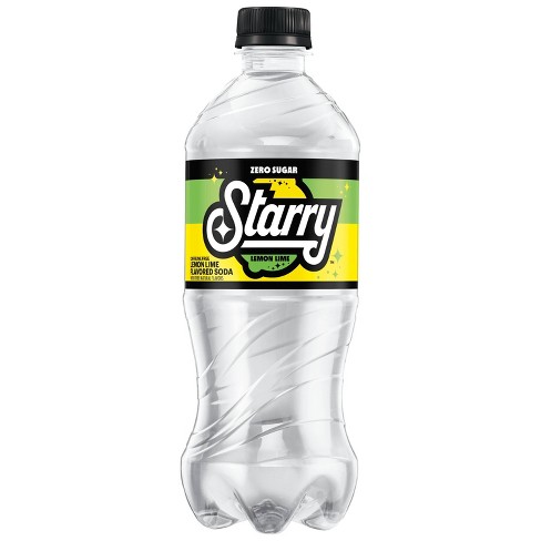 Starry Zero Lemon Lime Soda - 20 Fl Oz Bottle : Target