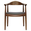 Embick Mid-Century Modern Dining Chair - Brown - Baxton Studio - image 3 of 4