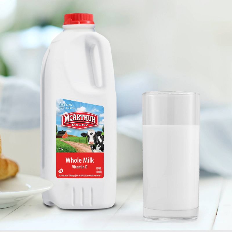 McArthur Dairy Whole Milk - 0.5gal, 3 of 4