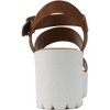 Soda ACCOUNT Women's Open Toe Block Heel Platform Sandals with Adjustable Ankle Strap - 2 of 4