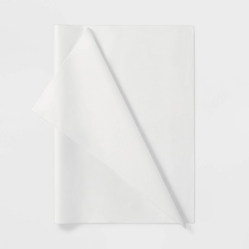 8ct Foil Dotted Pegged Tissue Paper White - Spritz™